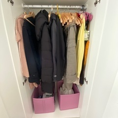 イケア　BRIMNES ブリムネス ワードローブ 扉3枚付, ホワイトの画像