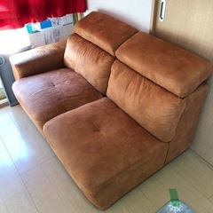 取引中　ソファ　2人がけ　デュロイ　家具　お手伝い可能　早い者勝...