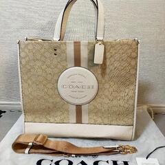 【COACH】美品✨ デンプシー トート 40 シグネチャー ジ...