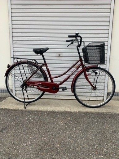 ☆前後タイヤ新古品☆   綺麗です‼︎  26型　LEDオートライト軽快車　防犯登録料込価格︎‼︎