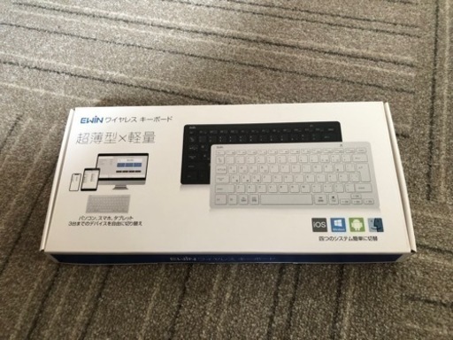 ③新品③【マルチペアリング】jp配列 Ewin キーボード ワイヤレス bluetooth