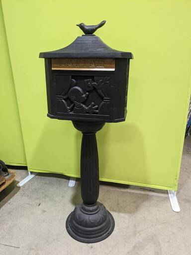 中古 訳アリ メールボックス ミッキー 「鳥の郵便屋さん」TD-MB01 松戸店舗　現状販売