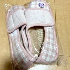 【訳あり】M ピンク 室内用 スリッパ シューズ 介護 リハビリ 入院 出産の画像