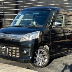 最安値★車検満タン★スズキスペーシアカスタムTSターボTVナビ両...