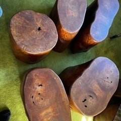 アンティーク応接テーブルセットの画像