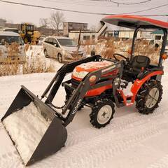 【商談中】現行モデル　新古車！？　★★除雪を10倍楽にする★★　クボタ　JB13X　除雪機　除雪車　ホイールローダー　ジョブサン　スキッドステアローダー　ボブキャット　タイヤショベルの画像
