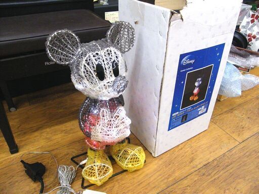 イルミネーション LED 3D モチーフライト ミニーマウス大 希少 Disney