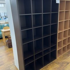 ★ジモティ割あり★  本棚 ダークブラウン H180×D29×W...