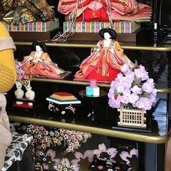 直接引き取り 杉並　中野　雛人形 ひな人形 雛 五人飾り 黒塗金...