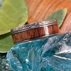 Koa wood ringの画像