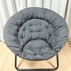 【お取引決定】折り畳み フォールディングチェア ブラック の画像