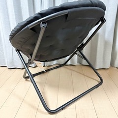 【お取引決定】折り畳み フォールディングチェア ブラック の画像
