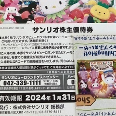 サンリオピューロランド　チケット　2枚