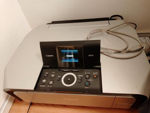 プリンター　残多量インク　付属新品インク付　canon　MP610