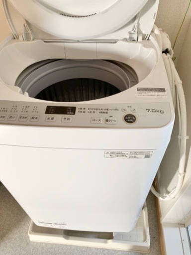 【引渡日変更】洗濯機　シャープ　2022年9月購入
