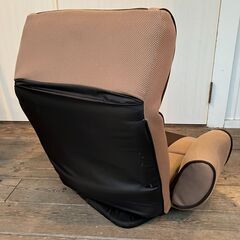 LIFE GARAGE ハイバック・メッシュ回転座椅子（ブラウン/ベージュ