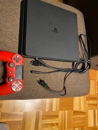 500G黒色PS4本体、ACケーブル、HDMIケーブル