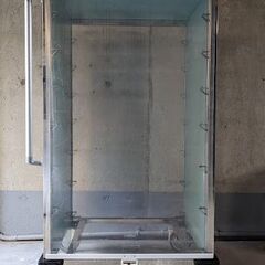リサイクル品 ロールカーテン付七段配膳車