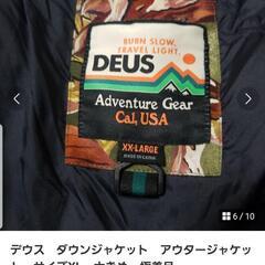 デウス　ダウンジャケット　アウタージャケット　サイズXL　大きめ　極美品の画像