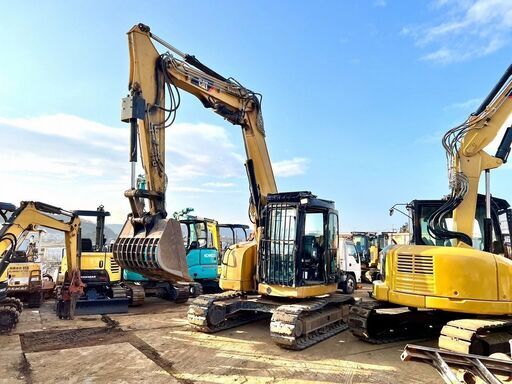 CAT 308CR  2台セット　 ◯の所が加工してあります　一台オマケ付き CAT 308E2CR ツーピース 解体仕様機 5本配管 (株式会社広建機