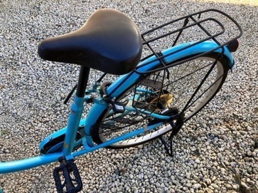 538、ママチャリ26インチ水色
