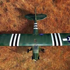 パイパーカブPIPER J-3 Cub 全幅140cm メカ一式付き ラジコン飛行機