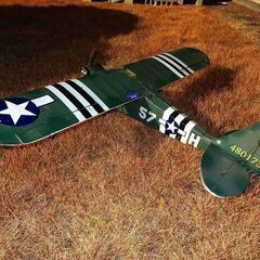 ラジコン飛行機 パイパーカブ PIPER J-3 Cub 全幅140cm メカ一式付き