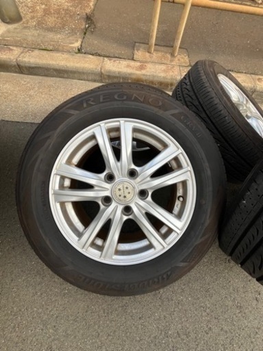 タイヤホイールセット 23年ブリヂストンREGNO　195/65r15 ブリジストン　ラジアルタイヤ