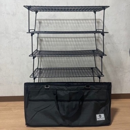 【収納バッグ付き】IKEA グレイグ　シューズラック　フィールドラック