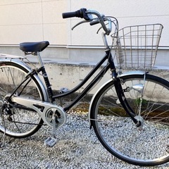 537、ママチャリ27インチ黒