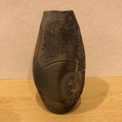 ①備前焼　花瓶♪の画像