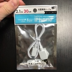充電専用ライトニングケーブル