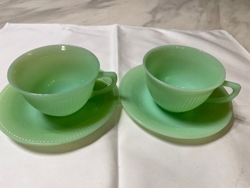 Fire king ティーセット