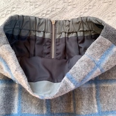 アーバンリサーチ　タイトスカート　グレー　ウール混の画像