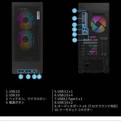 ゲーミングPC Lenovo Legion T750i Core i9 RTX 3080 Core i9 10900K 90Q80065JMの画像