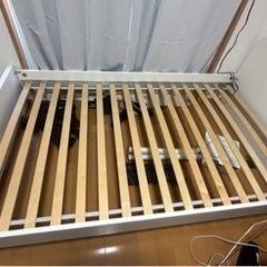 IKEA ASKVOLL セミダブル ベッドフレーム ルーローイ付き