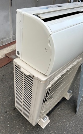 【動作確認済み】三菱 霧ヶ峰 リモコン付 ルームエアコン MSZ-X7116S-W 単相 200V 23畳 ムーブアイ極 エアコン X