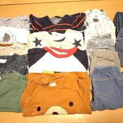 ベビー服まとめ_70サイズ以下_男の子_秋・冬・春_防寒具・スタ...