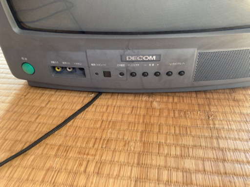 無料】DECOM 14インチ ブラウン管テレビ (ごと) 日光のテレビの