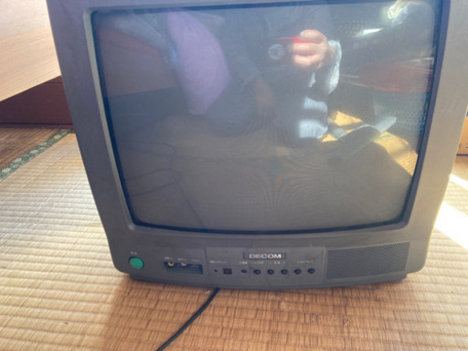無料】DECOM 14インチ ブラウン管テレビ (ごと) 日光のテレビの