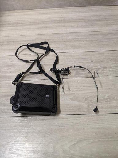 サンワサプライ ワイヤレスポータブル拡声器 MM-SPAMP6 マイク付き