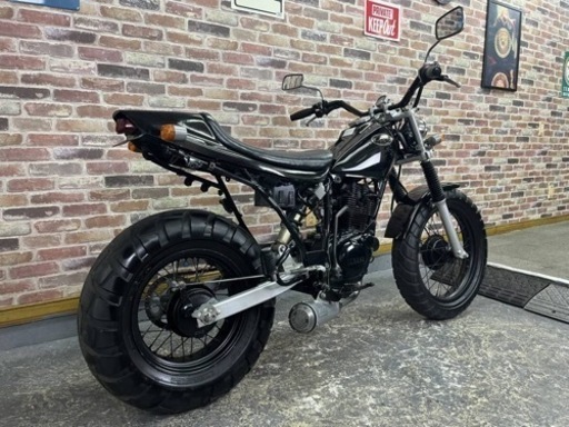 【フレーム、エンジン純正ペイント美車♪】 YAMAHA TW200  ヤマハ  セル付 絶好調  動画  検）グラストラッカー FTR スカチューン フルカスタム