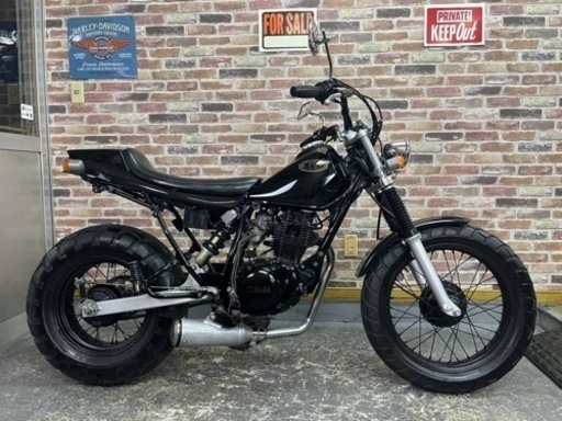 【フレーム、エンジン純正ペイント美車♪】 YAMAHA TW200  ヤマハ  セル付 絶好調  動画  検）グラストラッカー FTR スカチューン フルカスタム