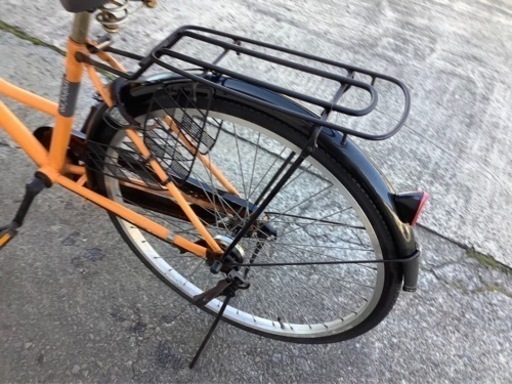 278 POUR TOUJOURS自転車26インチ　オレンジボディー