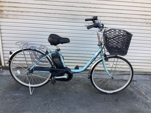 276  パナソニック新機種電動アシスト自転車viviTX24インチ　ミズイロボディー