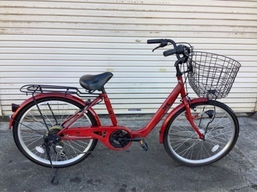 279  LEG  GONSCIOUS自転車24インチ　レッドボディー