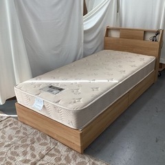 シングルベッド【町田市再生家具】　232545
