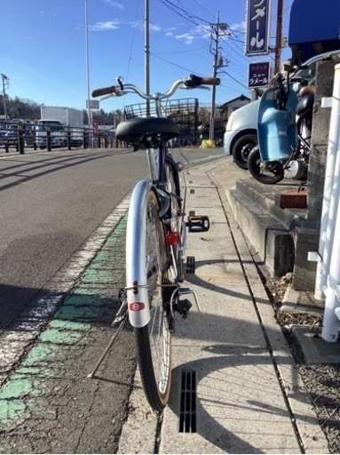 【中古自転車】26インチ(紺メタリック) 外装7段
