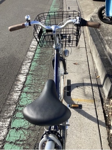 【中古自転車】26インチ(紺メタリック) 外装7段