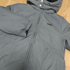 BeBe/べべ☆男児2WAYブラック×グレーダウンコート［120サイズ］の画像